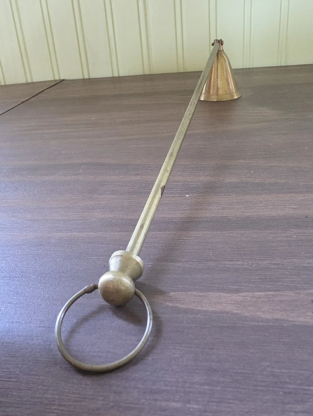 Vintage Brass Candle Snuffer